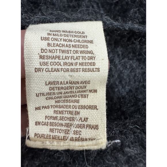 Gray Knit Button Down Cardigan Long Sleeve Cozy Casual Warm Sweater - Picture 6 of 7